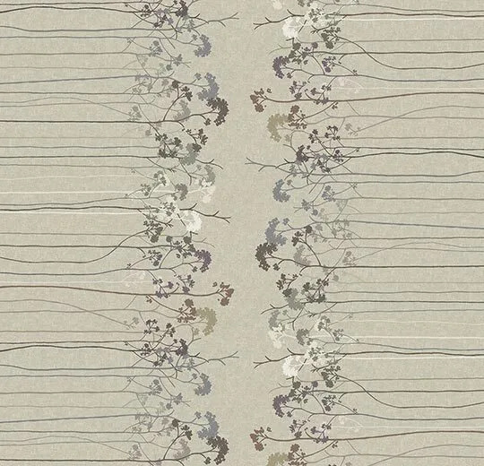 Flotex Hospitality & Leisure Floral Elder Border Almond Sheet - 254201 200