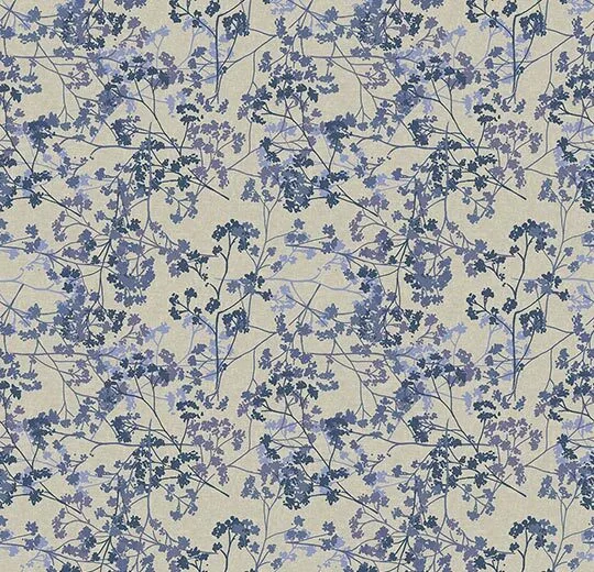 Flotex Hospitality & Leisure Floral Elderflower Blueberry Sheet - 254103 200