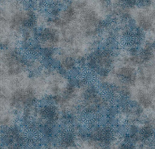 Flotex Hospitality & Leisure Geometric / Graphic Heritage Faded Turquoise Sheet - 230001 200
